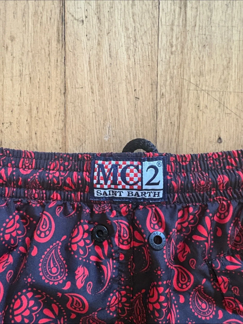 MC2 Saint Barth Boys AC Milan Swim Trunks